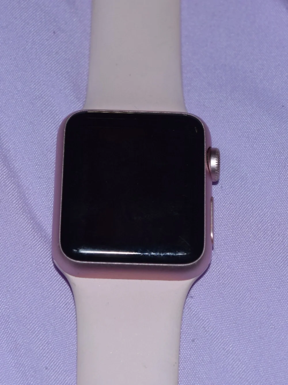 Rose Gold Apple Watch Series 1 38 MM w/ Pink Band, does not turn on